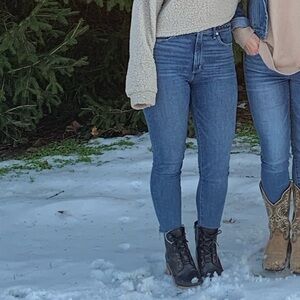 Abercrombie Women's Blue Jeans High Rise Skinny